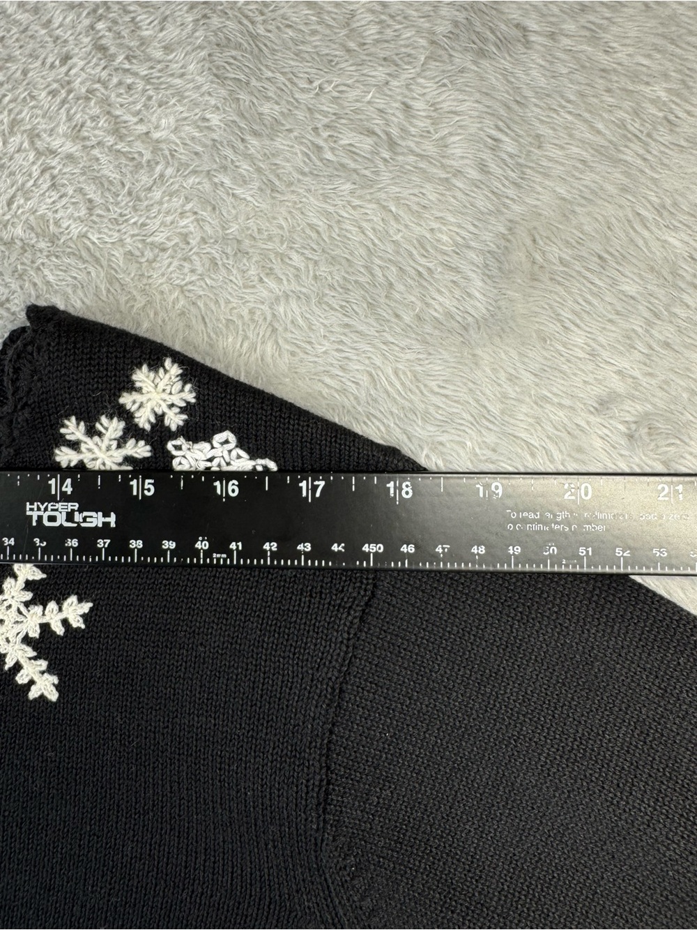 NWT Vintage Talbots Woman 1X Embroidered Snowflake Christmas Sweater - Picture 11 of 14